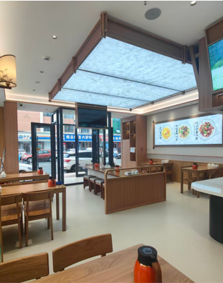 仨兄弟连锁餐饮 · 门店空间设计施工 效果图 4
